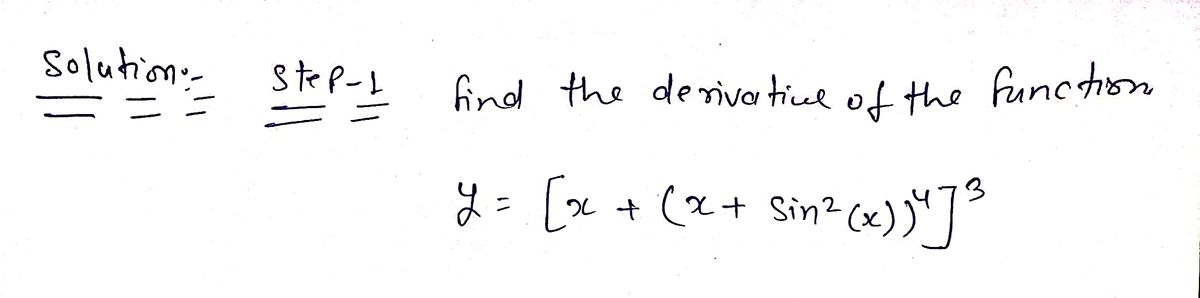 Calculus homework question answer, step 1, image 1